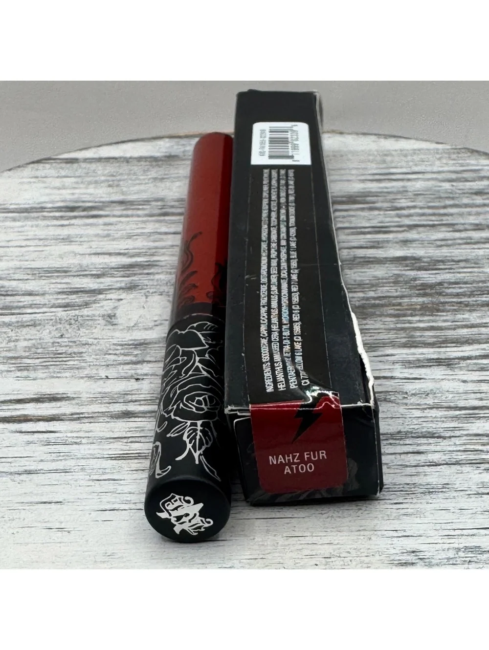 Kat Von D Everlasting Liquid Lipstick NAHZ FUR ATOO Red Full Sz New in Box RARE